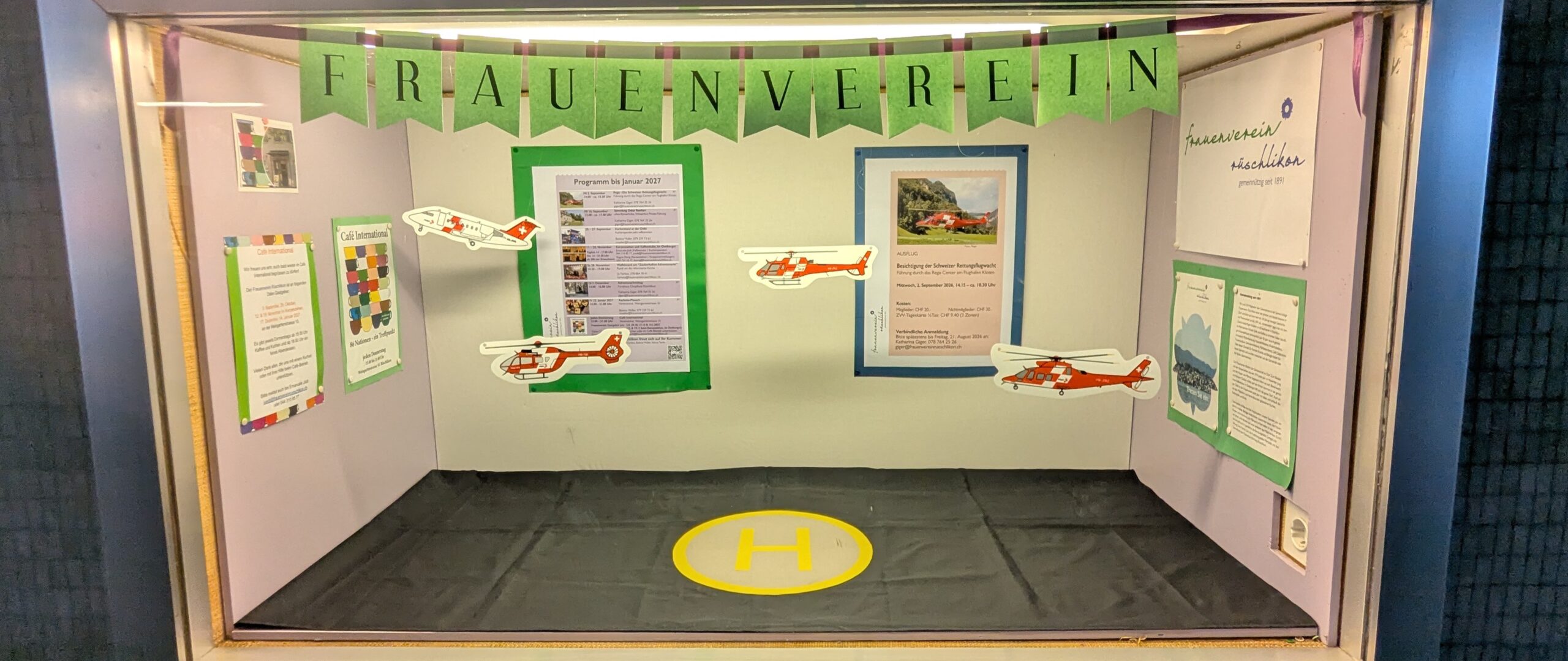 Unsere  Vitrine